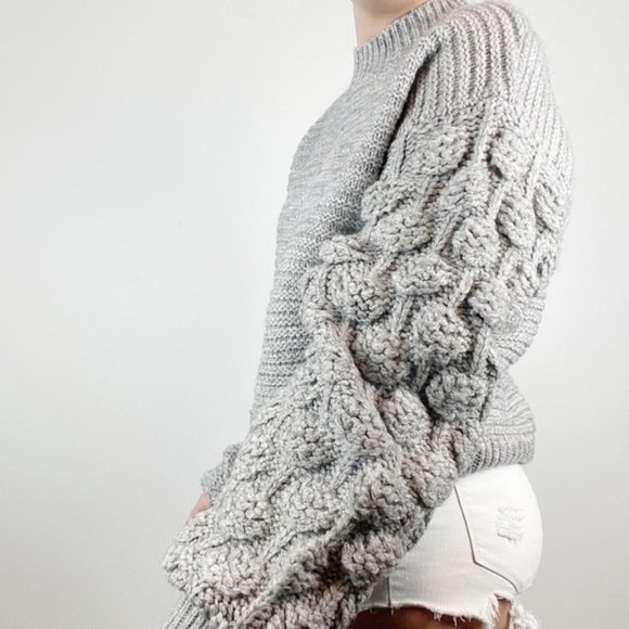 Harper Heritage Rosalyn Bobble Sleeve Sweater - Picture 4 of 16